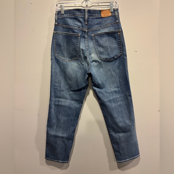 Madewell Stovepipe High Rise Blue Jeans Timeless Fit - Picture 5 of 10